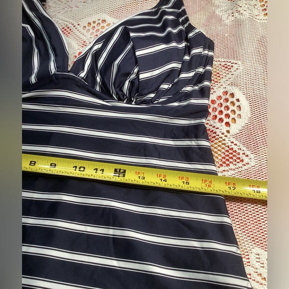 NWT CITY CHIC STRIPE TANKINI - Picture 12 of 16